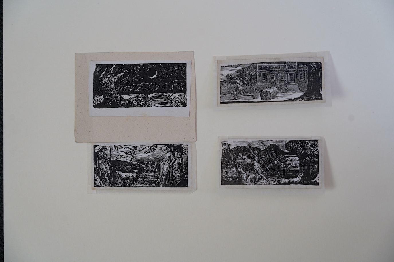 William Blake (British, 1757-1827), four plates from Thornton's 